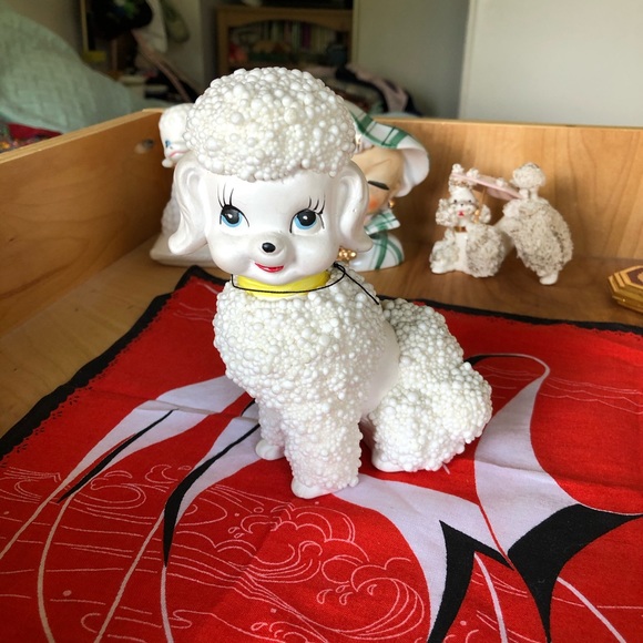 Vintage Other - Vintage anthropomorphic poodle figurine. 🐩